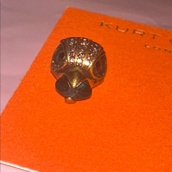 Kurt Geiger Gold/Brass Toned Earrings - Picture 4 of 7